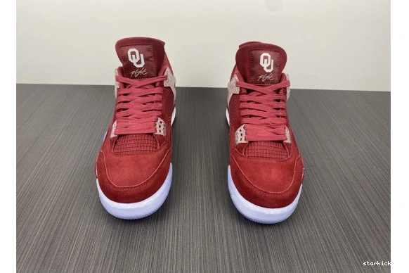 Oklahoma Jordans AJ4-904282 Retro Air 4 AJ4-904282 Sooners 0201